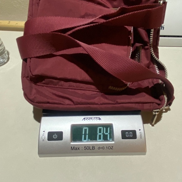 BAGGALLINI Bag Special Edition Prance Crossbody Burgundy Nylon Small - Picture 16 of 16